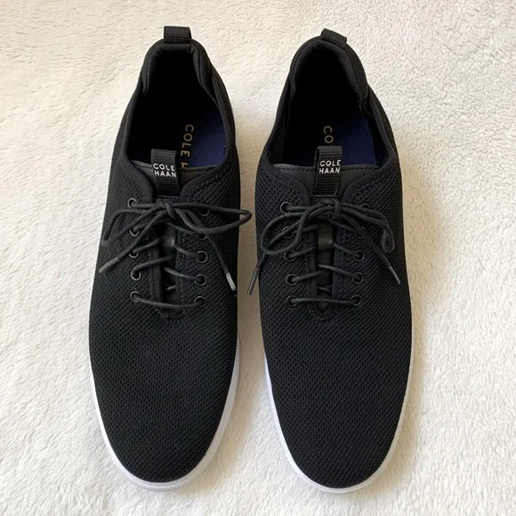 Cole Haan | Shoes | Cole Haan Mens Black Knit Oxford Shoes  display picture 3
